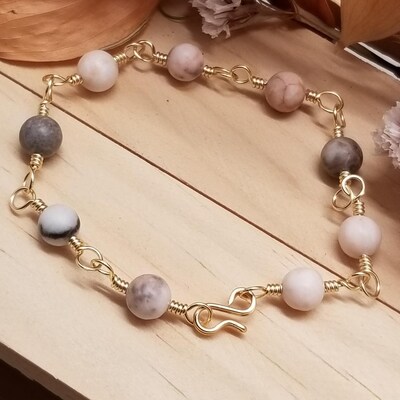Handmade Wire Bead Bracelets - image1
